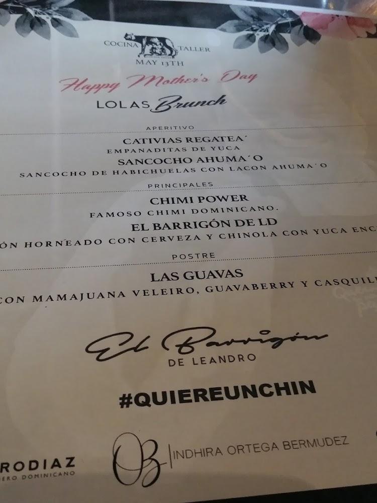 Taller Cocina Menu image 4