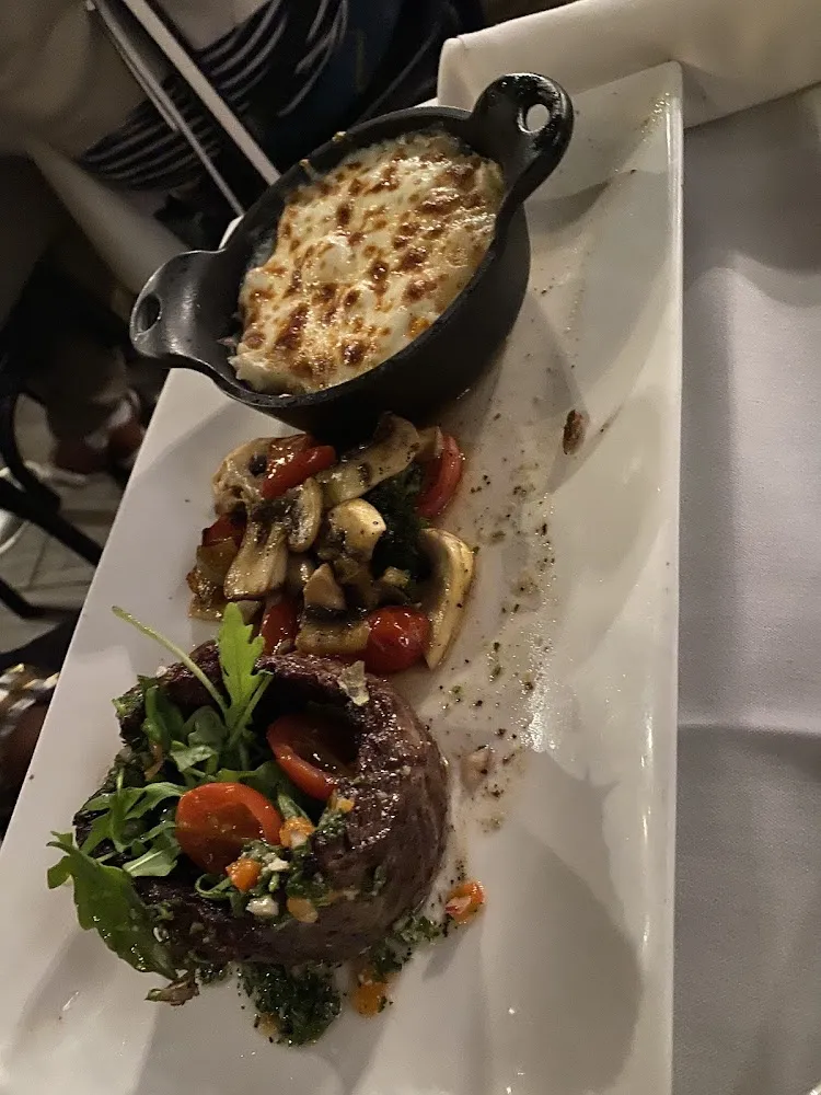 Skirt Steak with Mash Potatoes